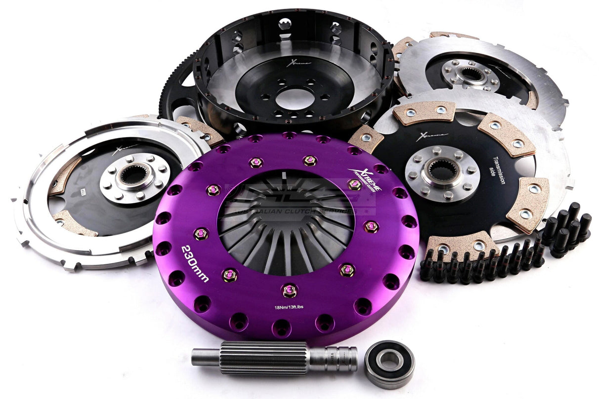 Xtreme 230mm Triple Plate Solid Ceramic Clutch Kit incl. Flywheel & CSC Holden Commodore/HSV VE L77, L98, LS2, LS3, LS7 KGM23631-3E
