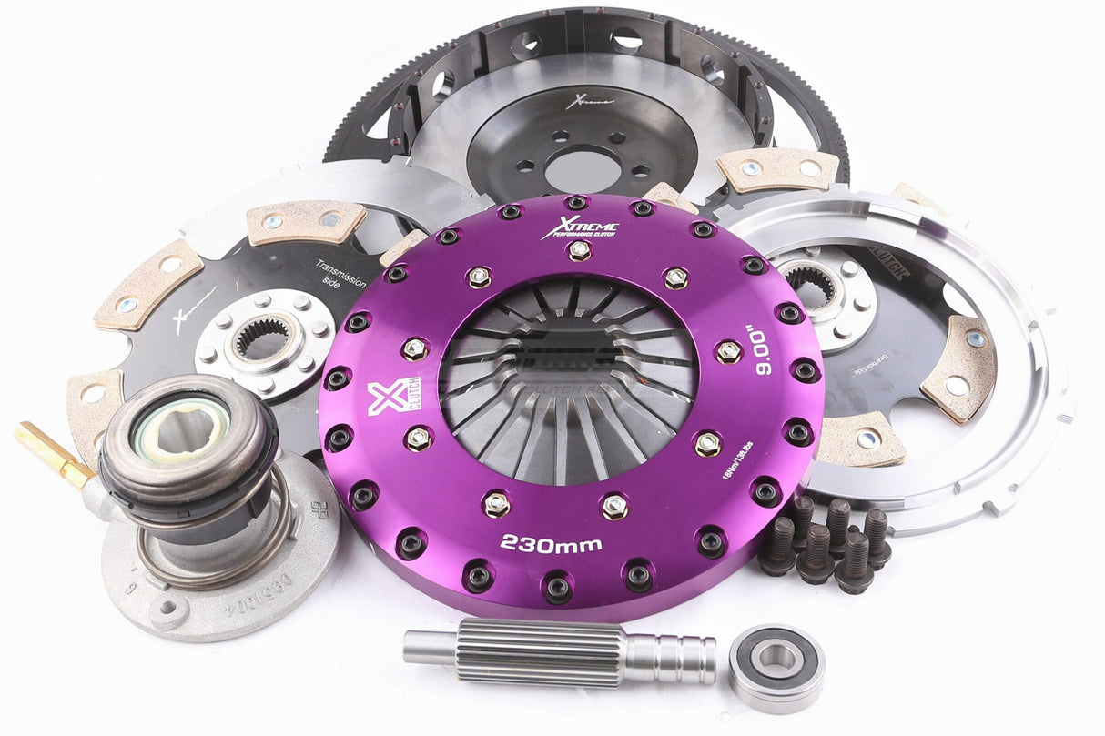 Xtreme 230mm Twin Plate Solid Ceramic Clutch Kit incl. Flywheel & CSC Holden Commodore SS/Crewman SS VZ L98 6.0L 06-07 KGM23636-2E