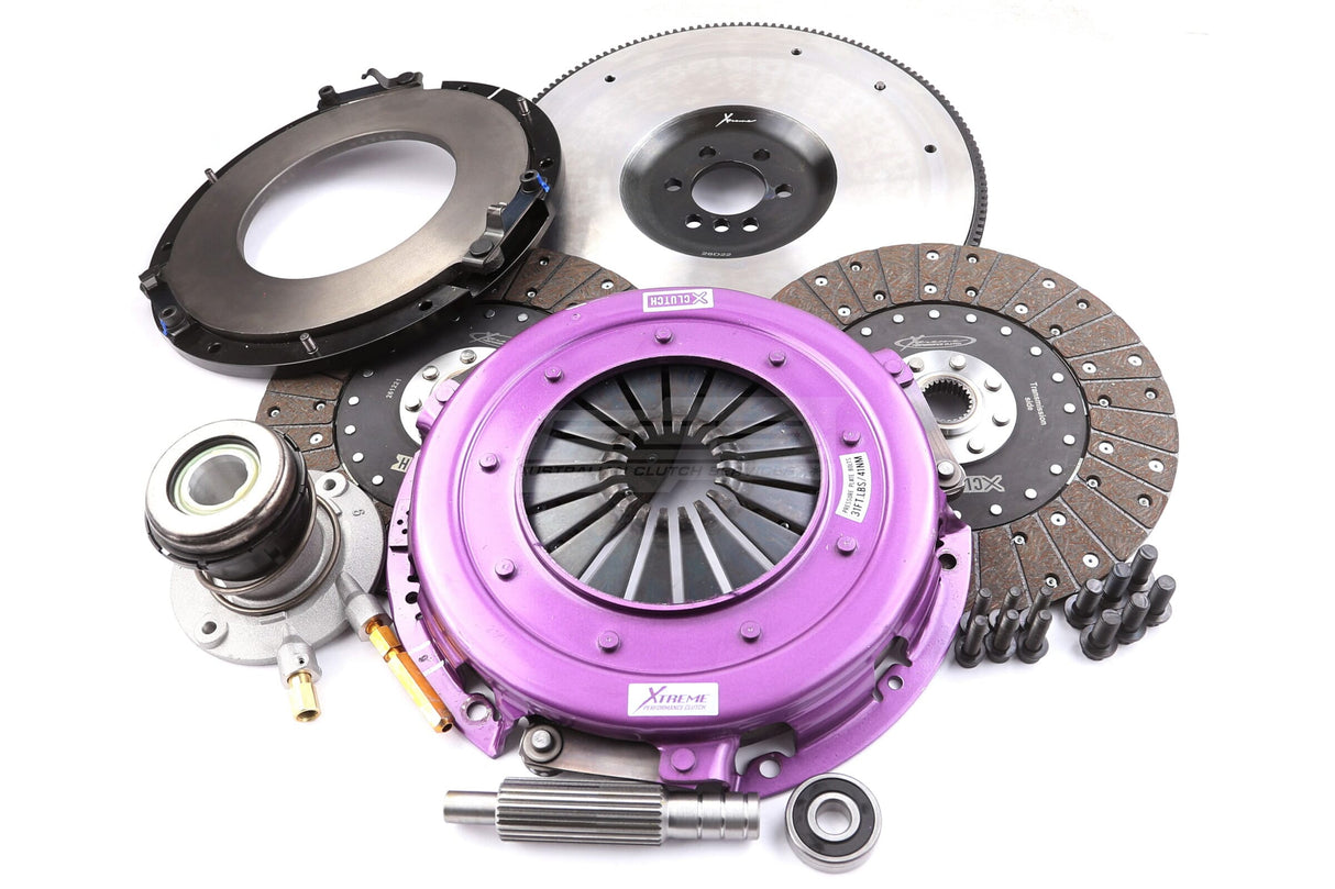 Xtreme 270mm Twin Plate Solid Organic Clutch Kit incl. Flywheel & CSC Holden Commodore SS/Crewman SS VZ L98 6.0L 06-07 KGM27636-2G