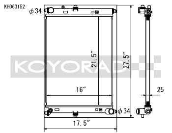 Koyorad Aluminium Racing Radiator