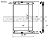 Koyorad Aluminium Racing Radiator
