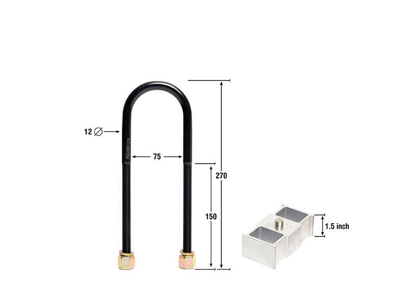 Whiteline Lowering Block Kit 1.5"