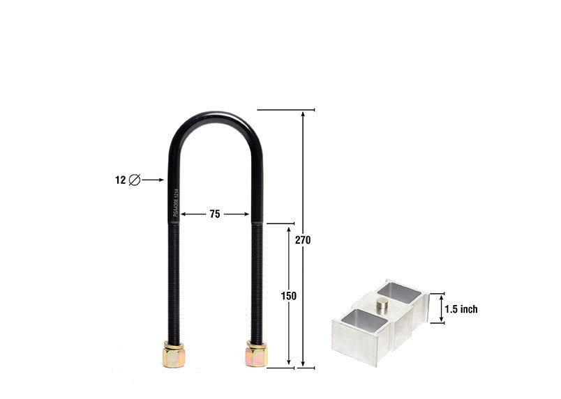 Whiteline Lowering Block Kit 1.5"
