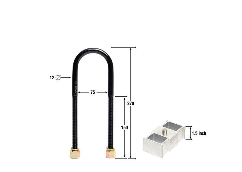 Whiteline Lowering Block Kit 1.5"