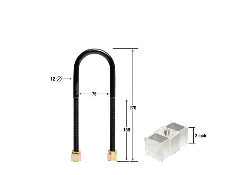 Whiteline Lowering Block Kit 2.0"