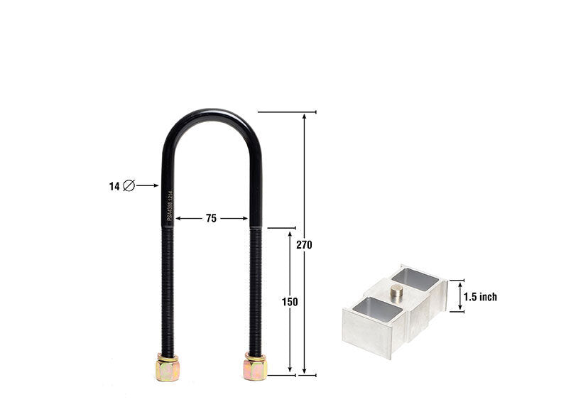 Whiteline Lowering Block Kit 1.5"
