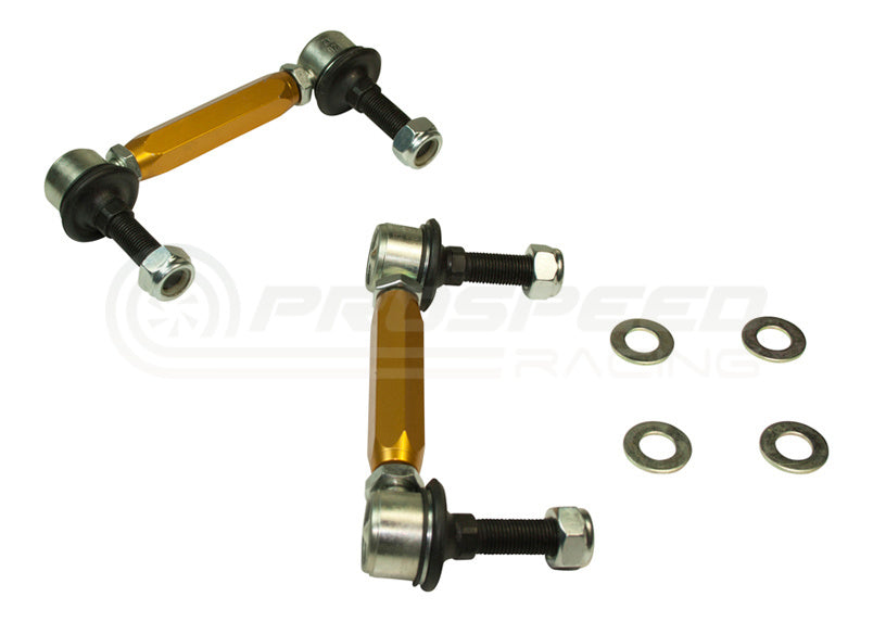 Whiteline KLC180-195 Adjustable Sway Bar Link Kit - Performance Upgrade For Improved Handling & Grip
