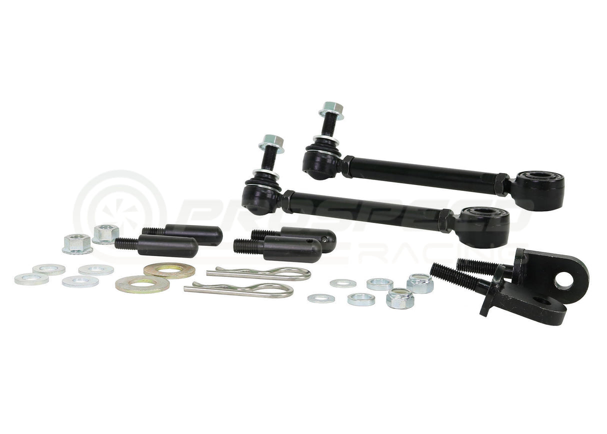Whiteline Quick Disconnect Front Sway Bar End Link Kit - Jeep Wrangler TJ KLC238 | Pro Speed Racing