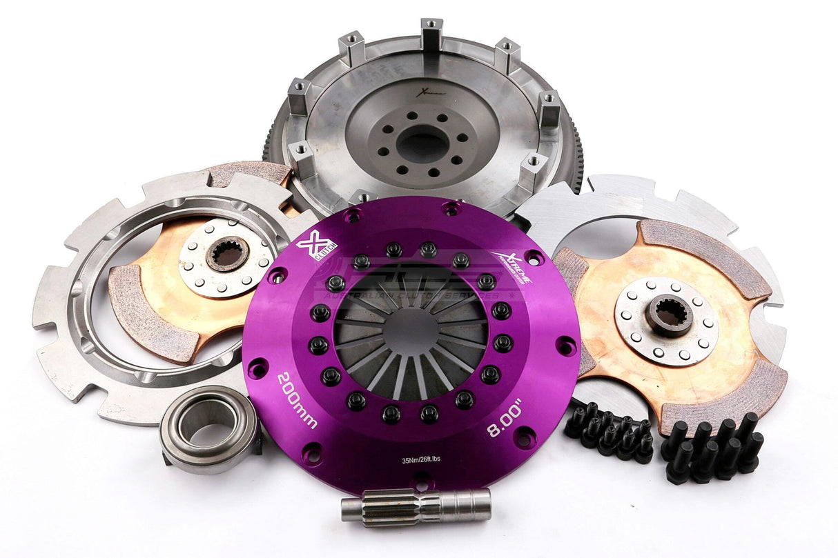 Xtreme 200mm Twin Plate Solid Ceramic Clutch Kit Mini Cooper S R53 Incl. JCW W11B16 1.6L KMC20520-2E