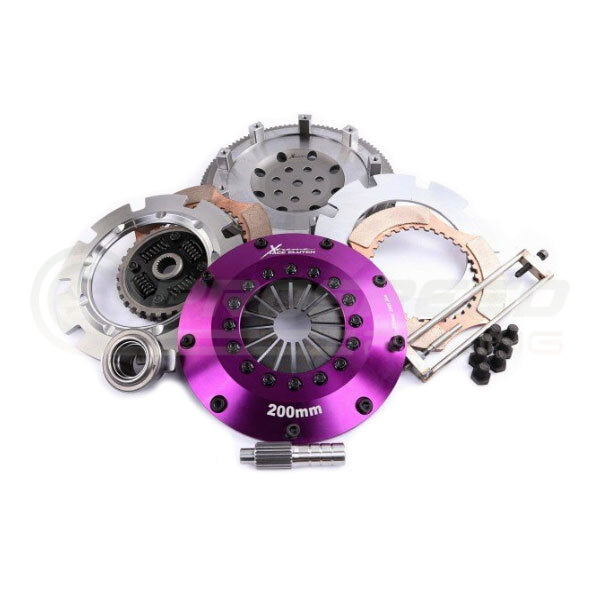 Xtreme 200mm Twin Plate Sprung Ceramic Clutch - Mitsubishi Evo 5-9 KMI20522-2B | Pro Speed Racing