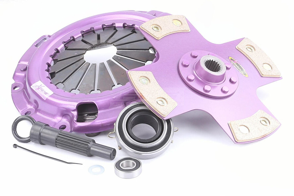 Xtreme Performance Solid Ceramic Clutch Kit Mitsubishi Evo 1-3/Galant VR-4 HH/GTO Z15A 6G72 95-01 KMI23014-1E