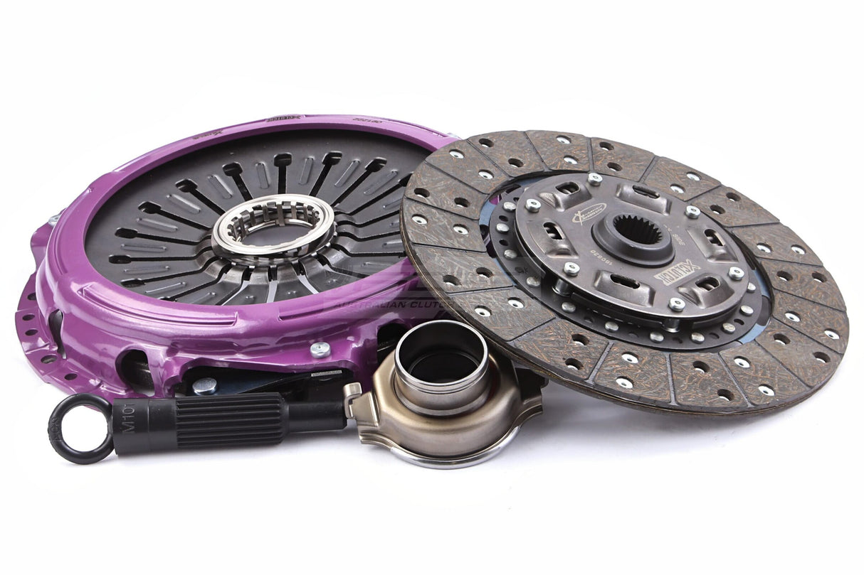 Xtreme Extra Heavy Duty Sprung Organic Steel Backed Clutch Kit Mitsubishi Evo 7-9 4G63T 2.0L 01-07 KMI24010-1T
