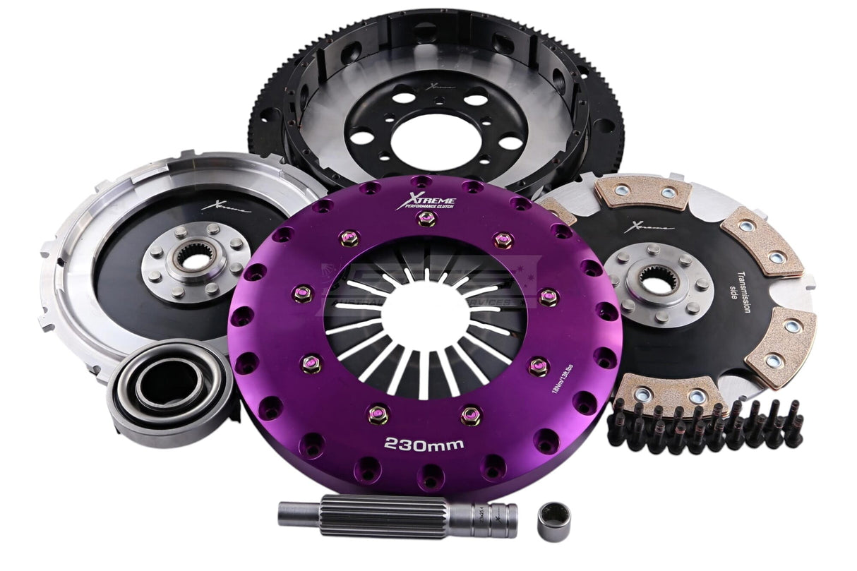 Xtreme 230mm Twin Plate Solid Ceramic Clutch Kit incl. Flywheel Mazda MX-5 FC 13BT 1.3L 86-91 KMZ23520-2E