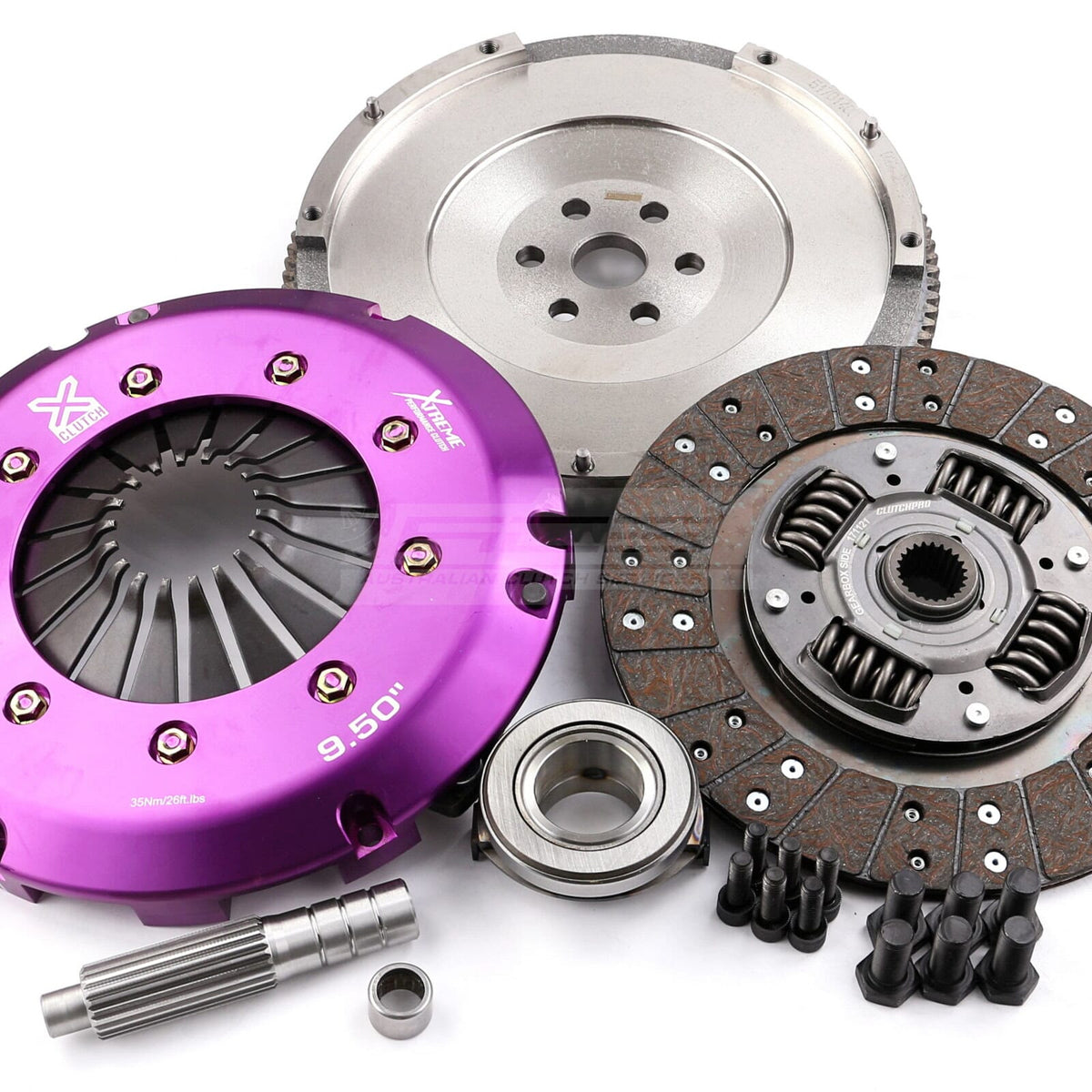 Xtreme Heavy Duty Sprung Organic Clutch Kit incl. SMF Mazda 3 SP25 BM ...