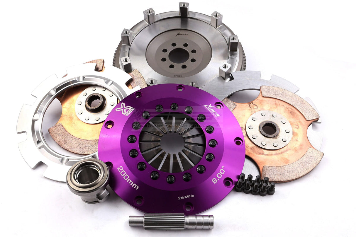 Xtreme 200mm Twin Plate Solid Ceramic Clutch Kit incl. Flywheel