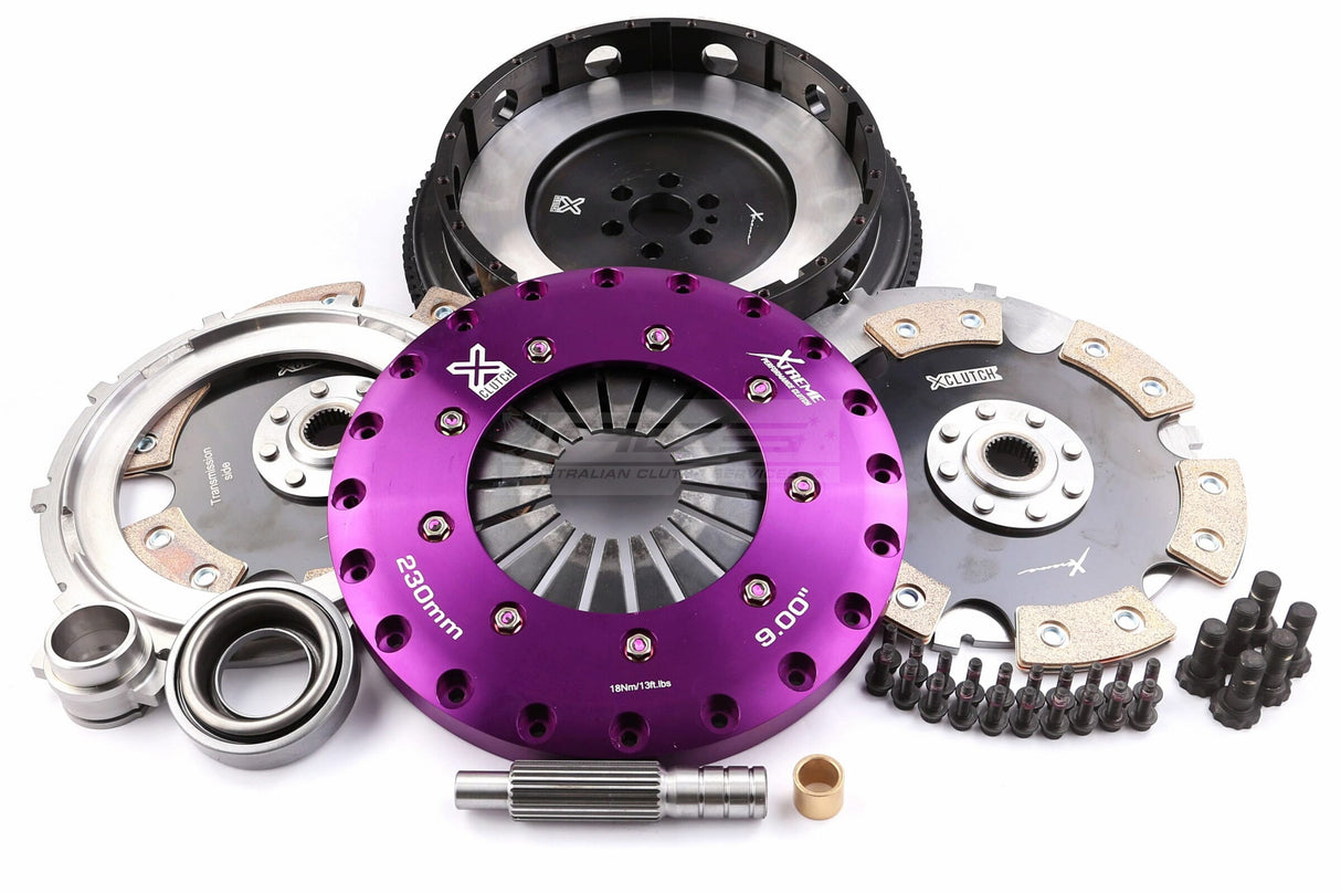 Xtreme 230mm Twin Plate Solid Ceramic Clutch Kit incl. Flywheel