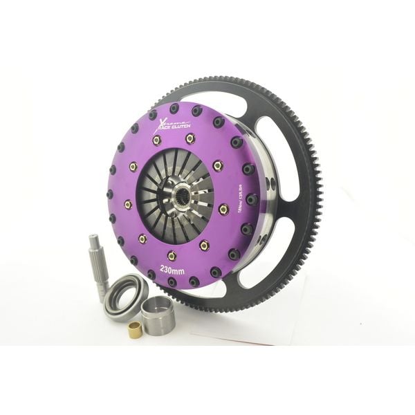 Xtreme Outback 230mm Triple Plate Solid Organic Clutch Kit incl. Lightened SMF