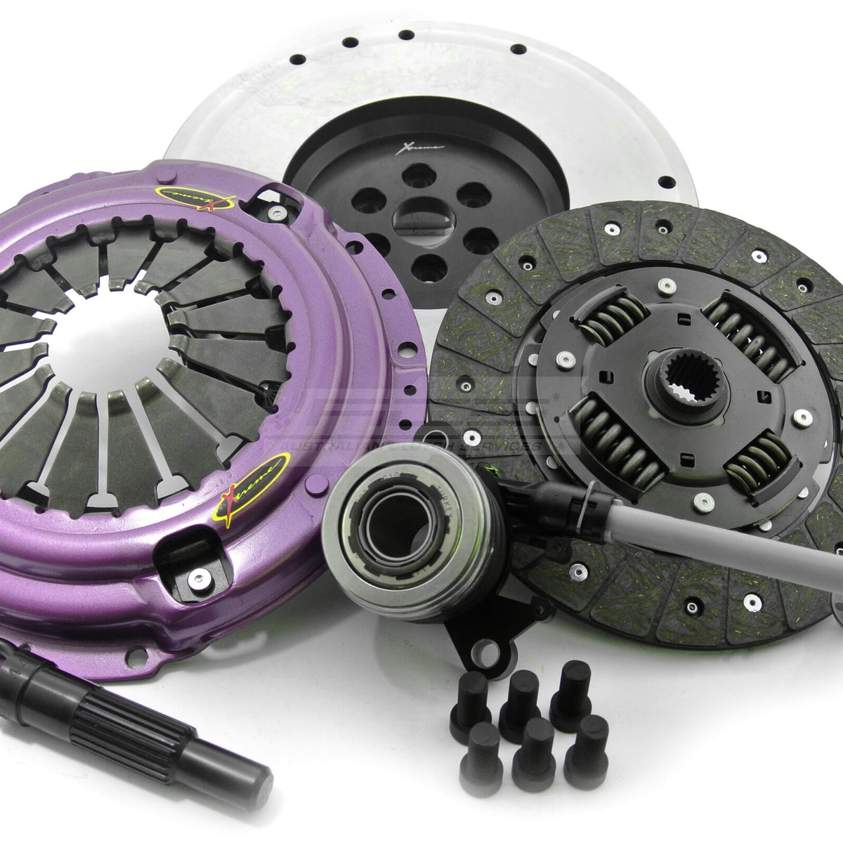 Xtreme Heavy Duty Sprung Organic Clutch Kit incl. SMF & CSC Nissan ...