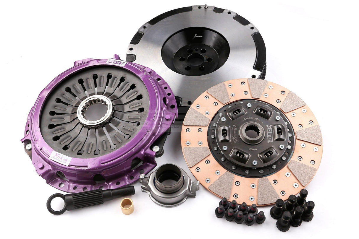 Xtreme Heavy Duty Cushioned Ceramic Clutch Kit incl. SMF Nissan Skyline GT-R R34 RB26DETT 2.6L 99-02 KNI25515-1C