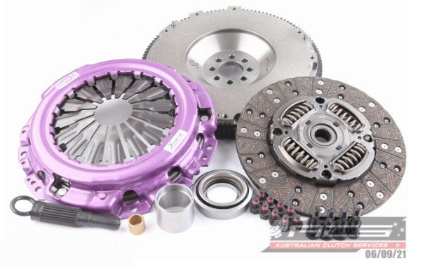 Xtreme Heavy Duty Sprung Organic Clutch Kit, Single Mass Conversion - 350Z/Skyline 350GT KNI25525-1A
