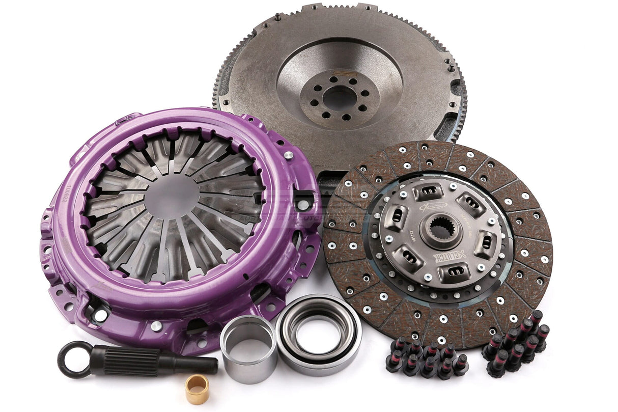 Xtreme Extra Heavy Duty Sprung Organic Steel Backed Clutch Kit incl. SMF Nissan 350Z Z33 VQ35DE 3.5L 02-07 KNI25525-1T