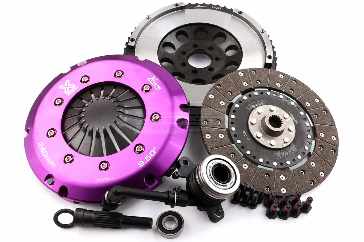 Xtreme Performance Solid Organic Clutch Kit incl. SMF & CSC Renault Megane RS, Sport X84 F4R 2.0L 04-10 KRE24617-1G