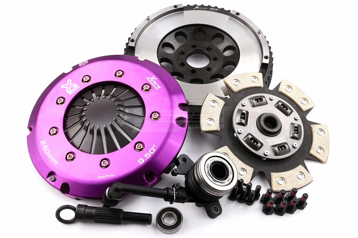 Xtreme Performance Race Sprung Ceramic Clutch Kit incl. SMF & CSC Renault Megane RS, Sport X84 F4R 2.0L 04-10 KRE24617-1R