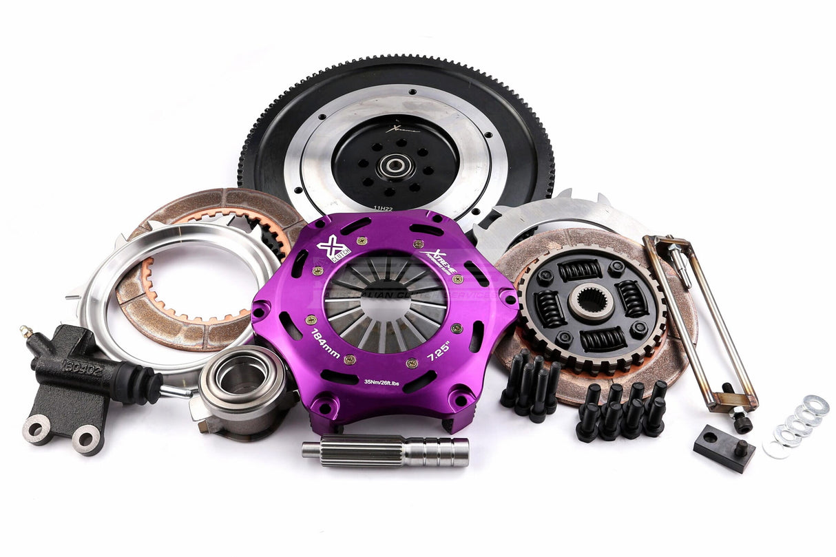 Xtreme 184mm Twin Plate Sprung Ceramic Clutch Kit incl. Flywheel Subaru WRX STI 01-21 (6MT) KSU18521-2B