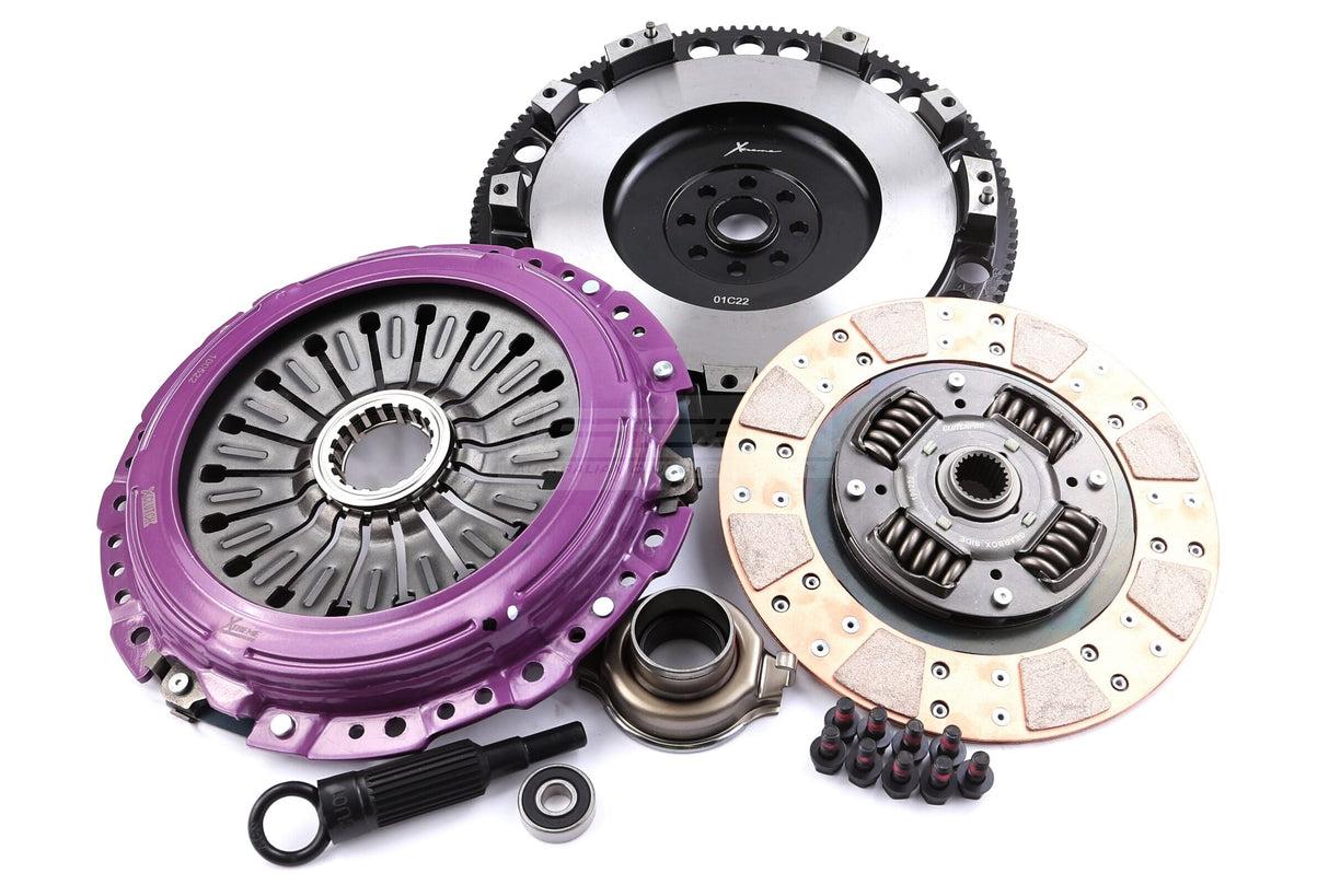 Xtreme Heavy Duty Cushioned Ceramic Clutch Kit incl. Flywheel Subaru STI 01-05 (EJ20 6MT) KSU24501-1C