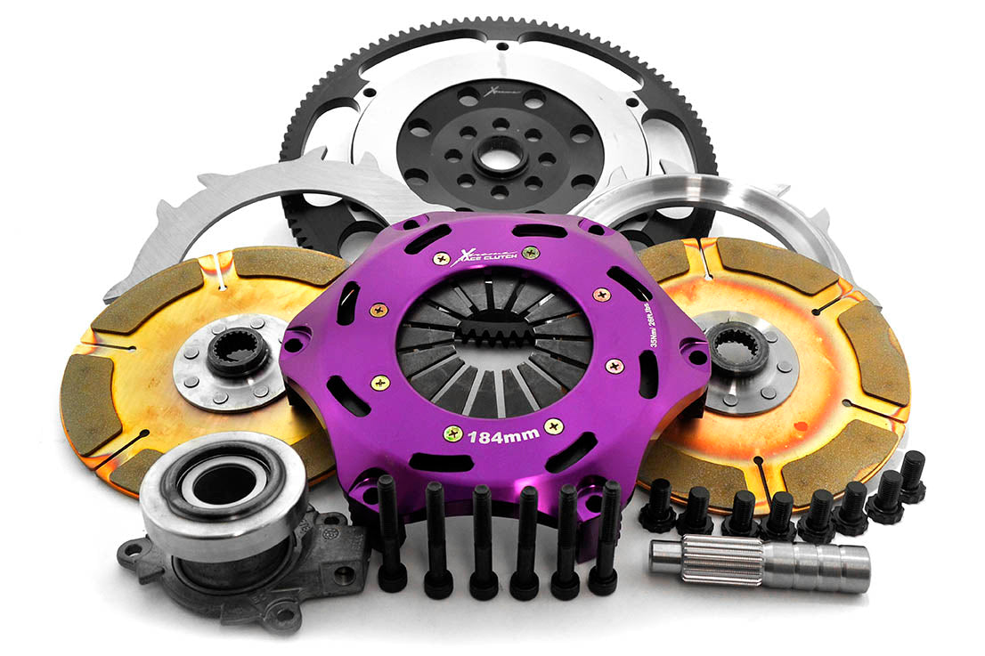 Xtreme 184mm Twin Plate Solid Ceramic Clutch Kit incl. Flywheel & CSC