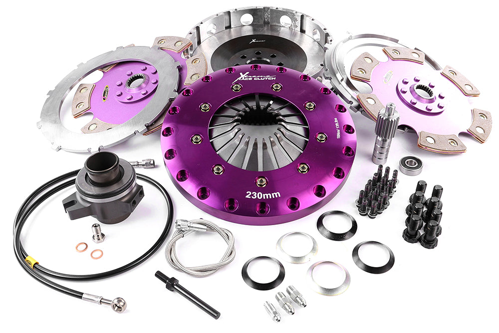 Xtreme 230mm Twin Plate Solid Ceramic Clutch Kit incl. Flywheel & CSC