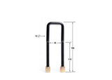 Whiteline Square U Bolts 45mm ID, 175mm Length, 12mm Thread