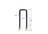 Whiteline Square U Bolts 50mm ID, 175mm Length, 12mm Thread