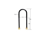 Whiteline Round U Bolts 75mm ID, 270mm Length, 12mm Thread