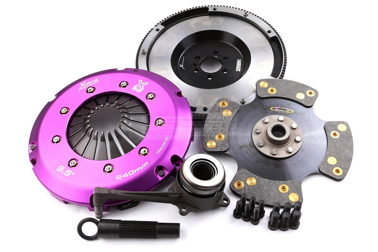Xtreme Race Solid Carbon Blade Clutch Kit Audi S3 8P/TT, TTS 8J/VW Golf GTi Mk5/Golf R Mk6/Scirocco R (6-Bolt) KVW24696-1P