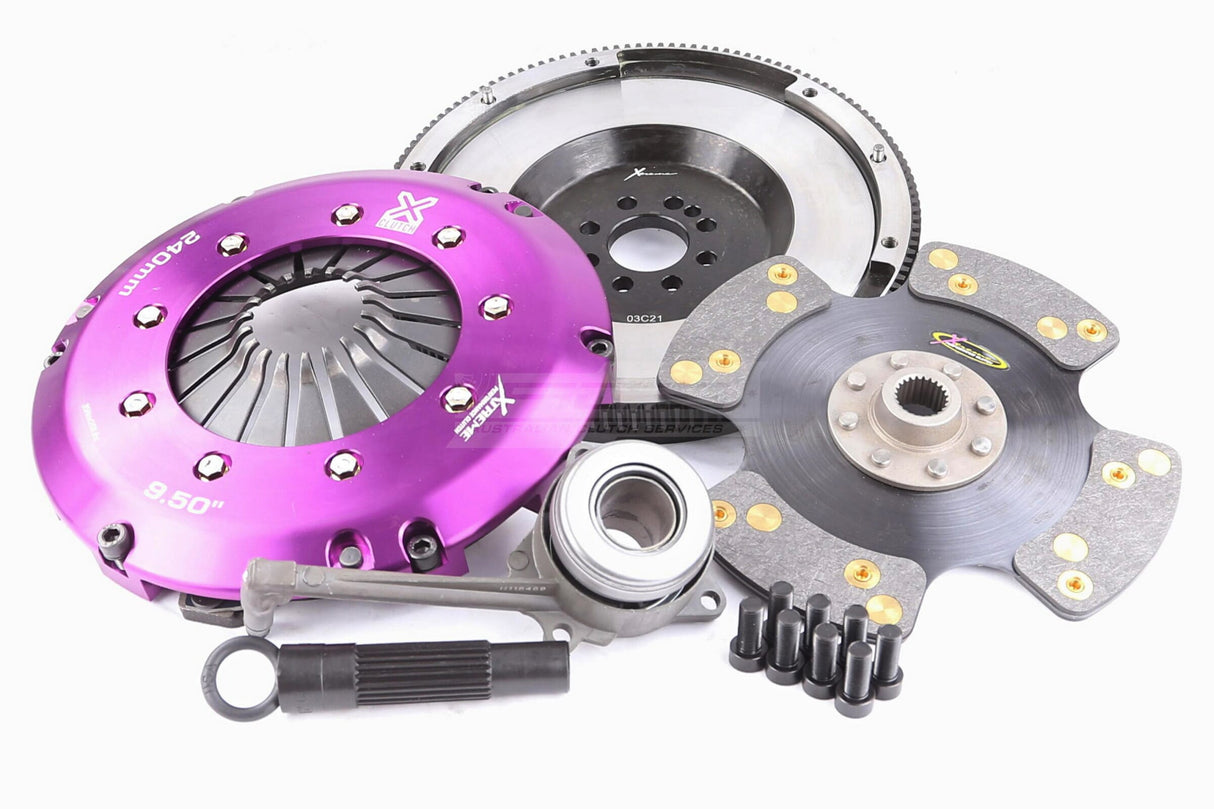 Xtreme Race Solid Carbon Blade Clutch Kit Audi S3 8V 2.0TFSI/VW Golf GTi Mk6, Mk7, Mk7.5 (8-Bolt) KVW24698-1P