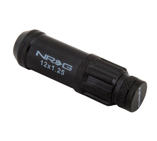 NRG 700 Series Long Steel Wheel Lug Nuts w/Dust Caps Set of 20 - M12x1.5