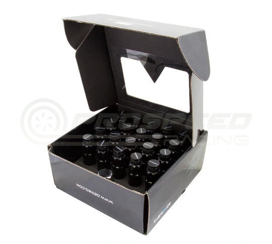 NRG 700 Series Long Steel Wheel Lug Nuts w/Dust Caps Set of 20 - M12x1.5