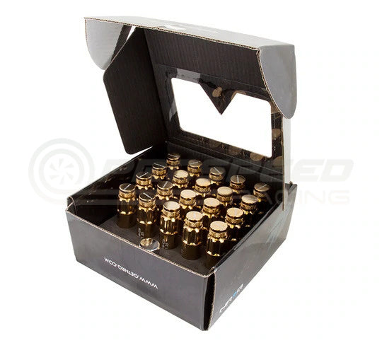 NRG 700 Series Long Steel Wheel Lug Nuts w/Dust Caps Set of 20 - M12x1.5