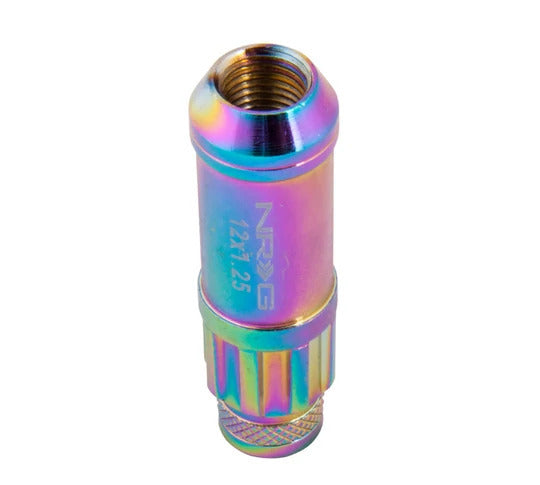 NRG 700 Series Long Steel Wheel Lug Nuts w/Dust Caps Set of 20 - M12x1.5