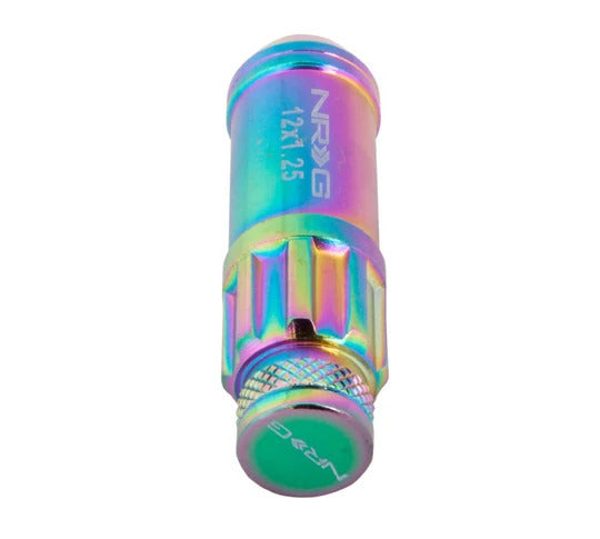NRG 700 Series Long Steel Wheel Lug Nuts w/Dust Caps Set of 20 - M12x1.5