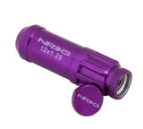 NRG 700 Series Long Steel Wheel Lug Nuts w/Dust Caps Set of 20 - M12x1.5