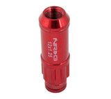 NRG 700 Series Long Steel Wheel Lug Nuts w/Dust Caps Set of 20 - M12x1.5
