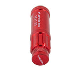 NRG 700 Series Long Steel Wheel Lug Nuts w/Dust Caps Set of 20 - M12x1.5