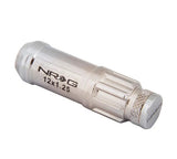 NRG 700 Series Long Steel Wheel Lug Nuts w/Dust Caps Set of 20 - M12x1.5