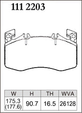 Dixcel M Type Brake Pads