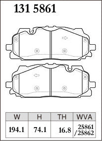 Dixcel M Type Brake Pads