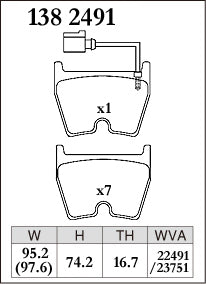 Dixcel M Type Brake Pads