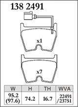 Dixcel M Type Brake Pads