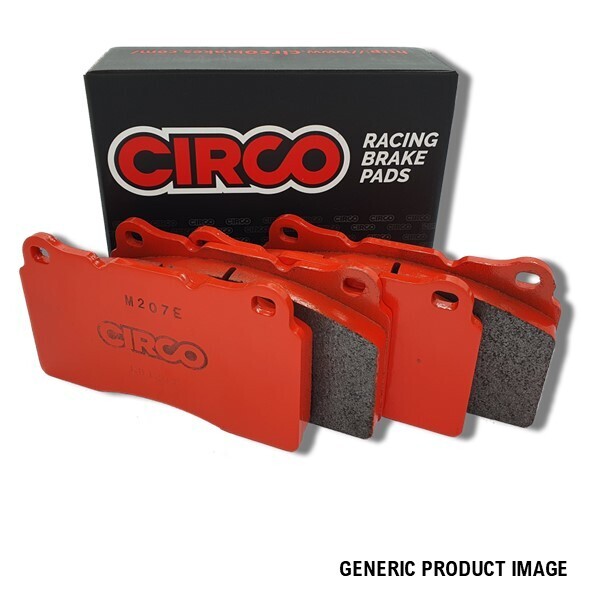 CIRCO M207E Race Brake Pads - Brembo 6 pot GT Deep Annulus (Front) MB2762-25-M207E